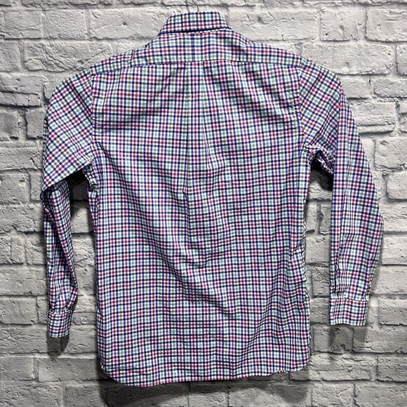Ralph Lauren Men Multicolor Long Sleeve Plaid Button Down Pink Pony Size Medium - Picture 3 of 9